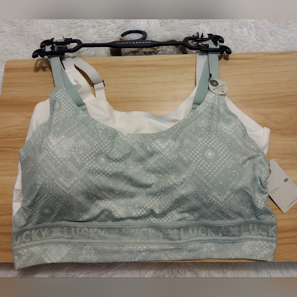 Lucky Brand ๐ Seamless Wire-free Bra (Set of 2) Women's 1X ๐ - Picture 2 of 9